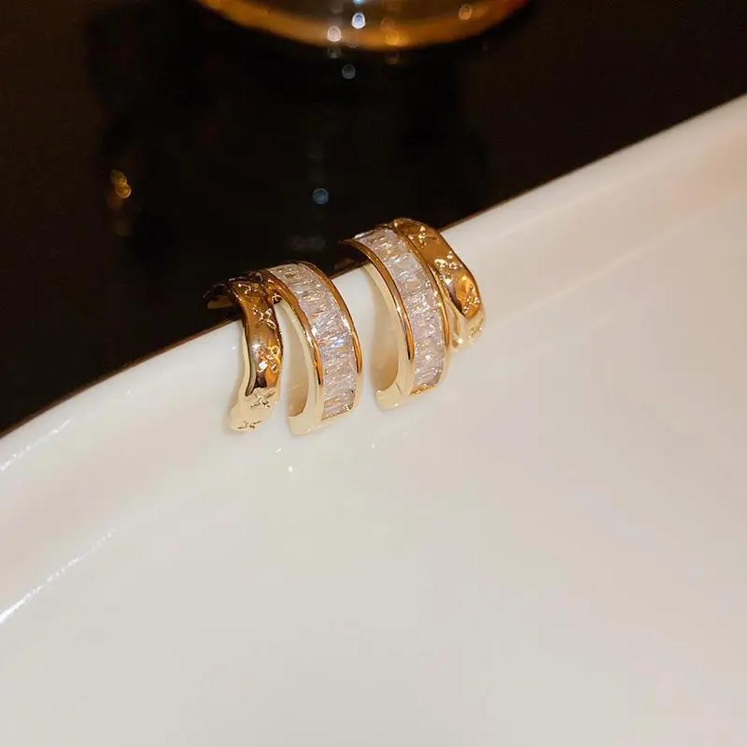 Boucles d'Oreilles "Éclat Doré"