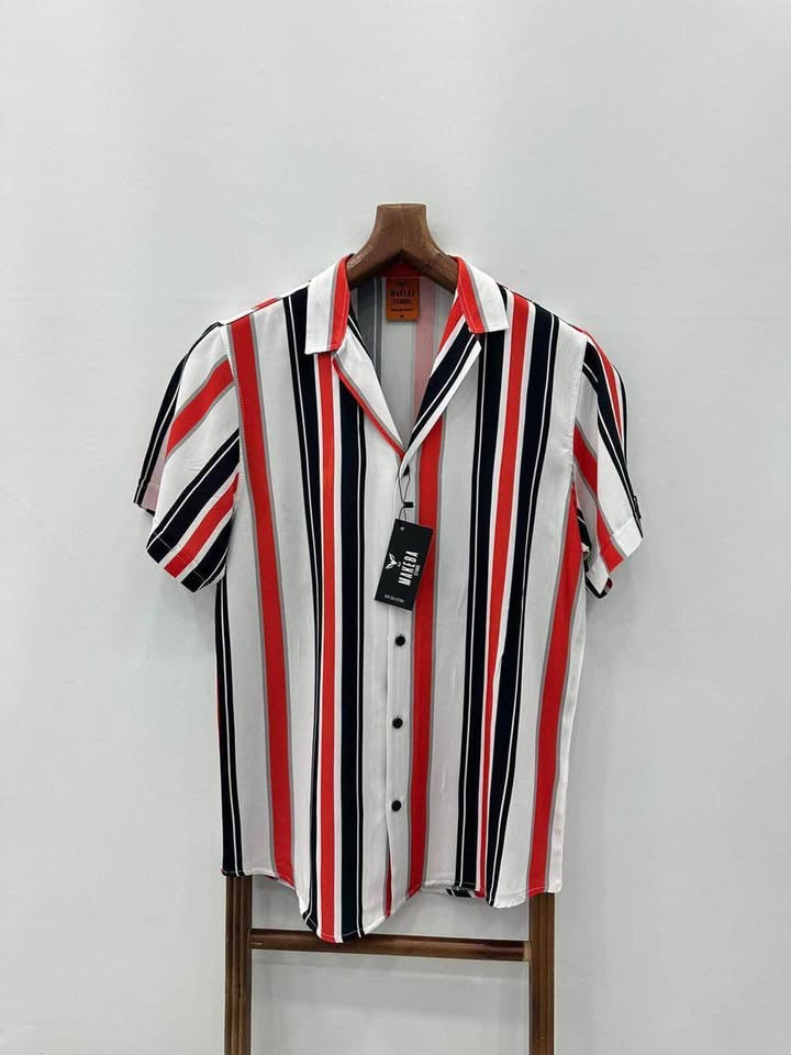 Chemise à rayure verticale 