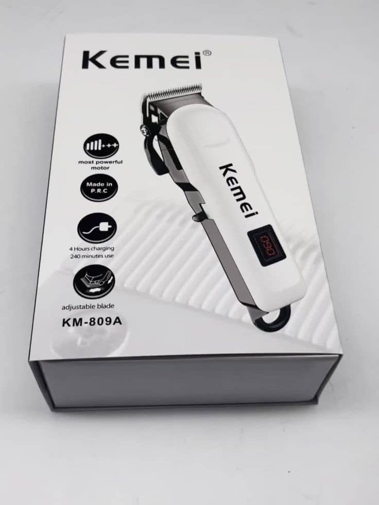 Kemei KM-809A - Tondeuse Professionnelle Sans Fil"