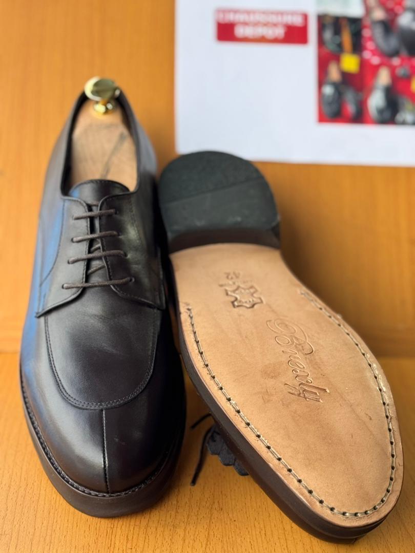 Chaussures en cuir noir élégantes pour hommes – Style classique et raffiné