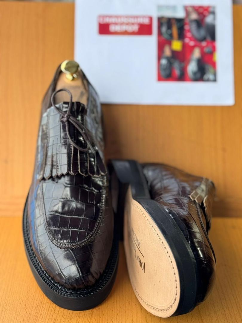 Chaussures en cuir noir élégantes pour hommes – Style classique et raffiné