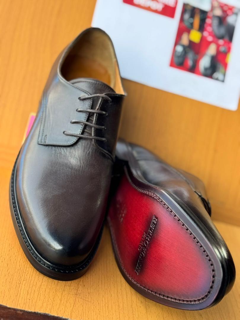 Chaussures en cuir noir élégantes pour hommes – Style classique et raffiné