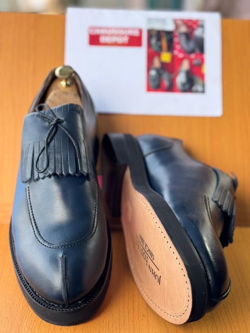 Chaussures en cuir noir élégantes pour hommes – Style classique et raffiné