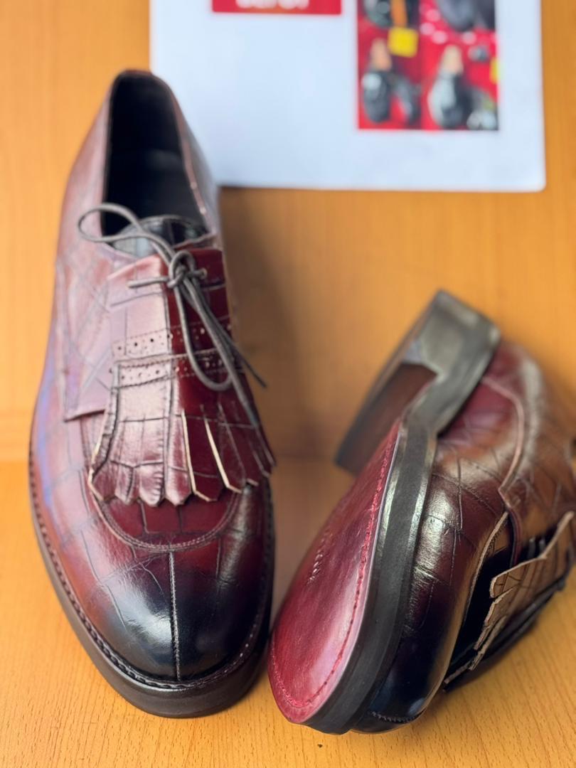 Chaussures en cuir noir élégantes pour hommes – Style classique et raffiné