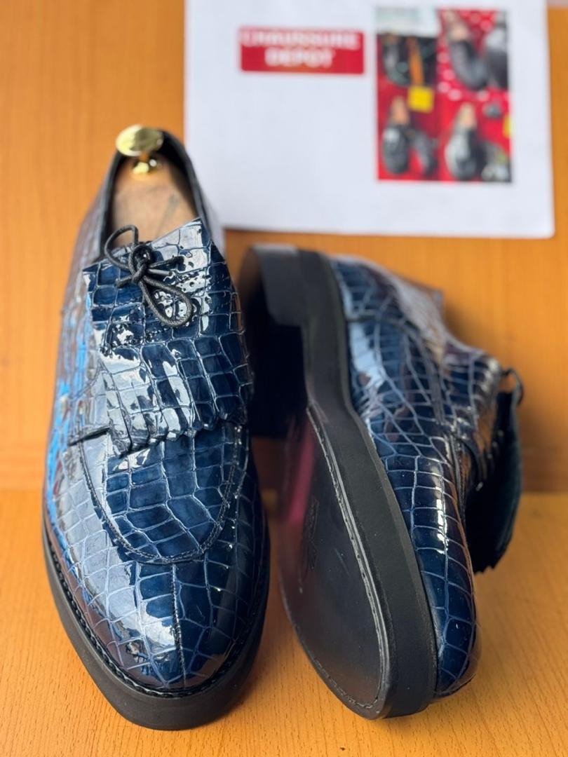 Chaussures en cuir noir élégantes pour hommes – Style classique et raffiné