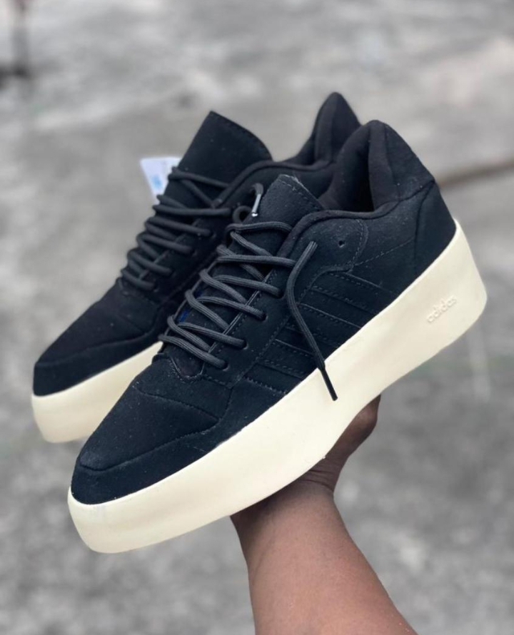 Adidas X Fear of God 86 Low Black and Cream Sneaker